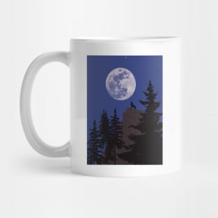 A WOLF IN THE FOREST Coffee Mugs T-Shirts Stickers Mug